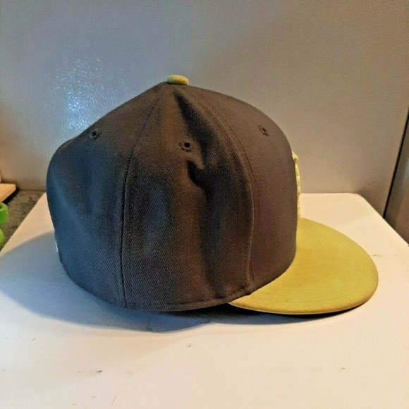 Detroit Tigers Hat Baseball Cap Fitted 7 1/2 New Era Gray Green MLB As Is - Picture 5 of 12